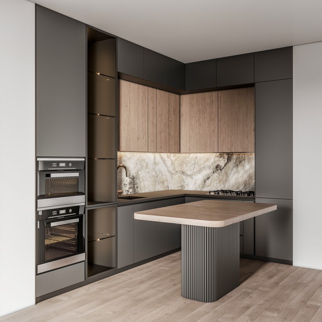 3d-rendering-mini-kitchen-with-wooden-cabinet-wooden-floor