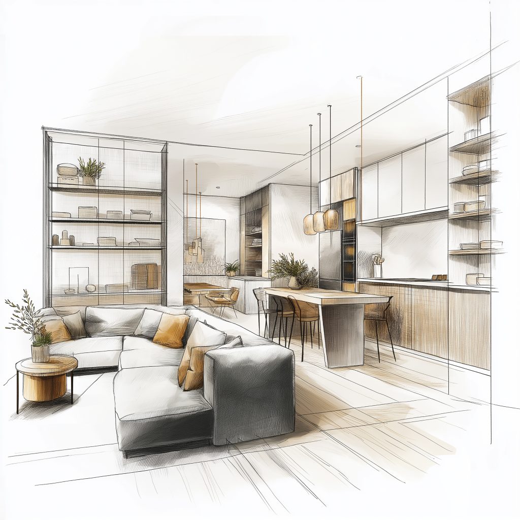 drawing-living-room-with-couch-coffee-table