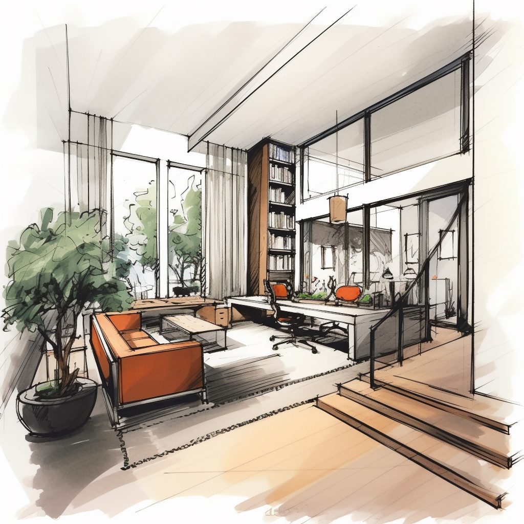 drawing-living-room-with-large-window-plant-corner