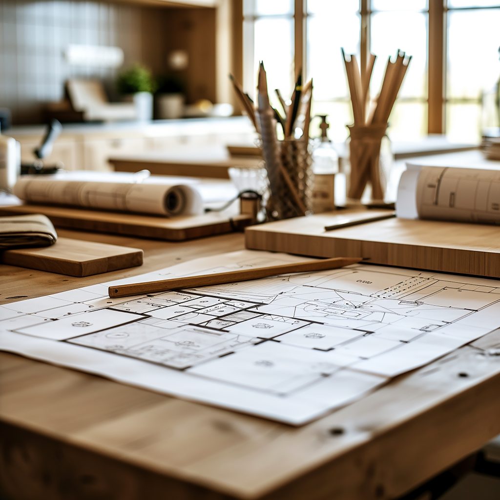 table-with-piece-wood-that-saysaon-it